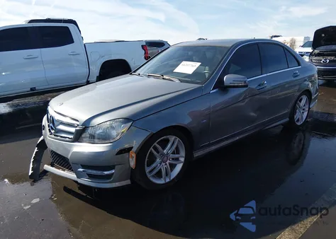 2012 Mercedes-Benz C 250 Sport from USA, damaged, VIN WDDGF4HB3CR211807
